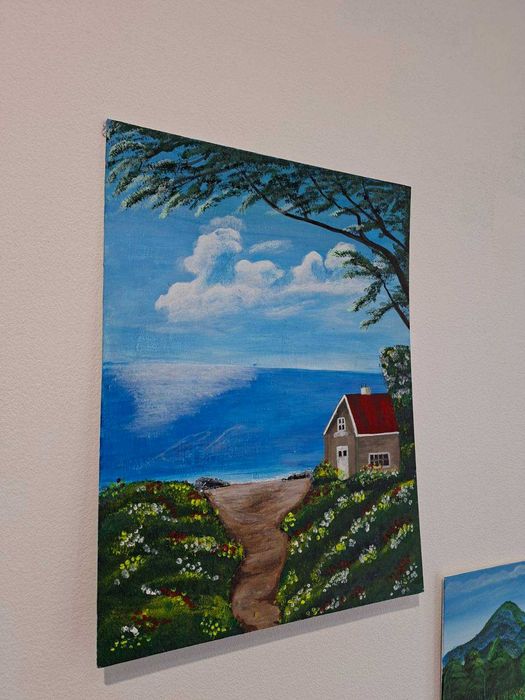 Картини - виж, ръчна изработка, акрил, каширано платно, канава и др