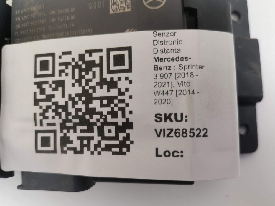 Сензор Дистроник Разстояние Мерцедес-Бенц Спринтер 3 907 / Mercedes-Be