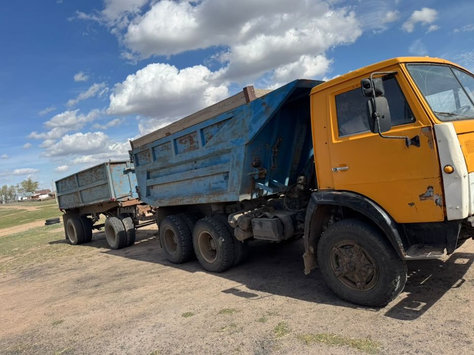 Камаз с прицепом