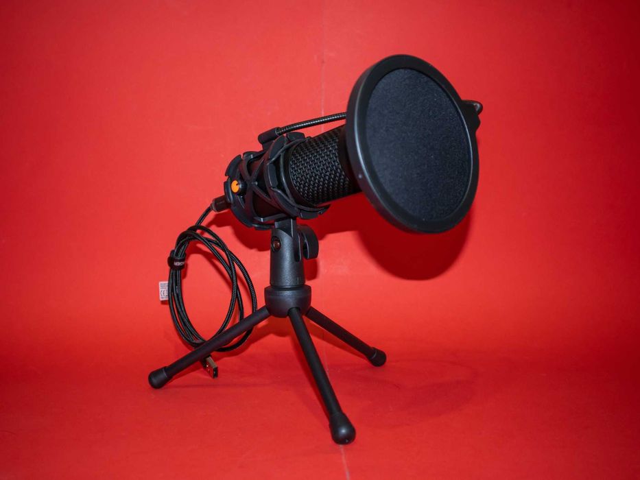 NOS 500 USB Кондензаторен Микрофон с Neumann капсула за студио подкаст и стрийминг