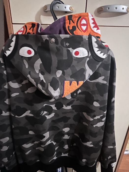 Hoodie bape shark x tiger