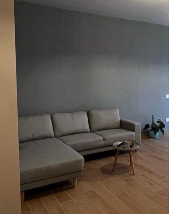 Canapea EGENSE Sezlong gri deschis