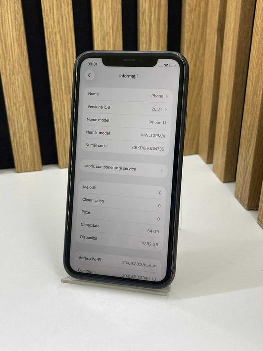 Iphone 11 / 64 GB 76% BAT / Factura / Garantie #56657