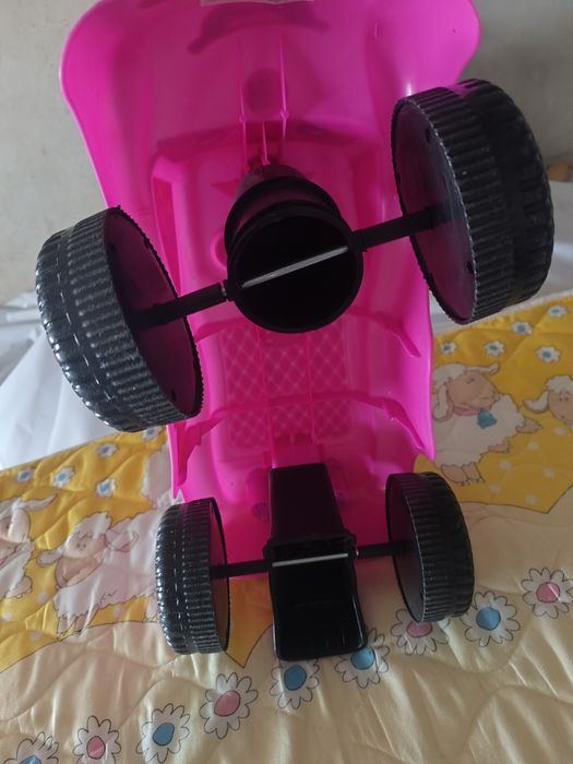 Кола за бутане Moni Toys - Keep Riding, розова