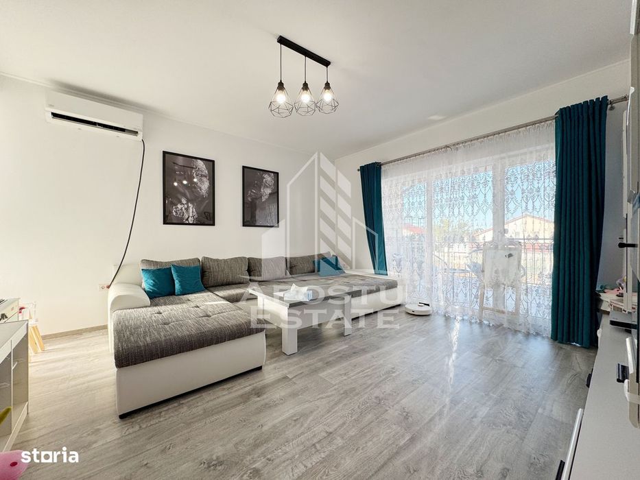 Apartament 2 camere de vanzare, 56mp utili + 12mp terasa, etaj 1,Giroc — fotografia 1