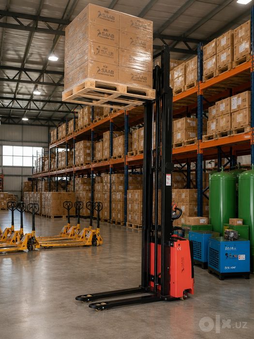 Elektron Shtabeler  електрический штабелер 1.5T 3.5m штаблëр подъёмник