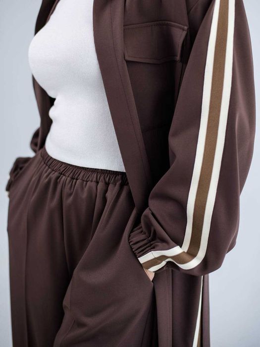 Женский комплект двойка из жакета и широких брюк от SHEMESH