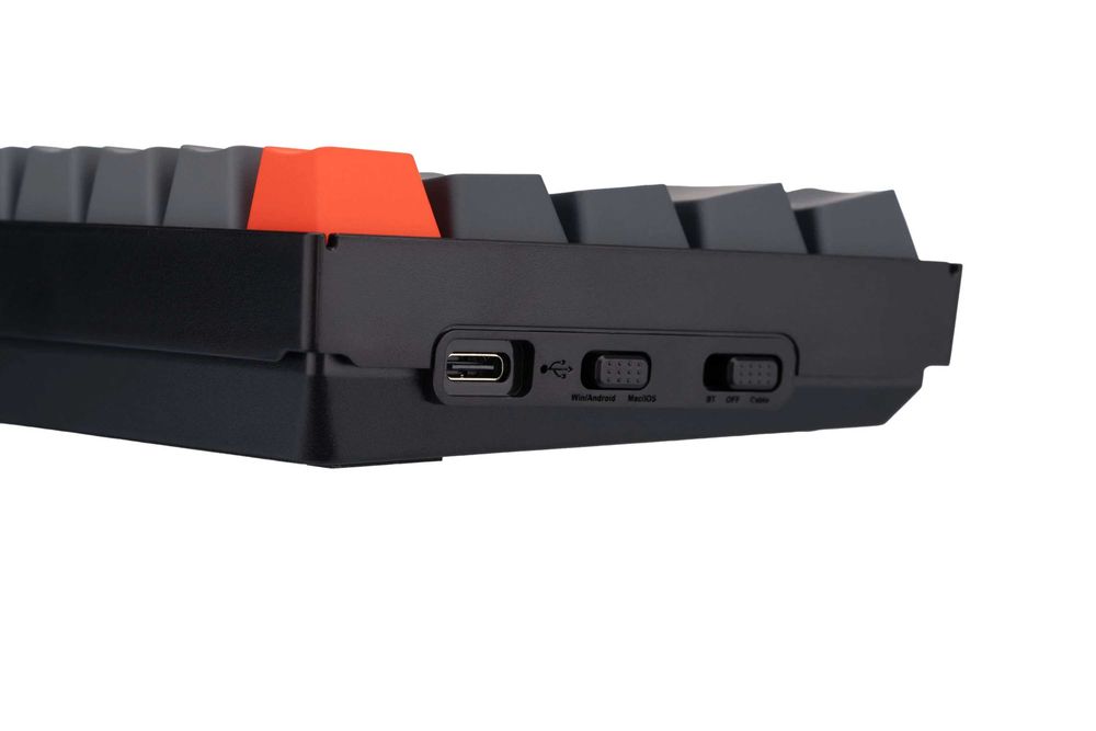 }Keychron K6 68Key Gateron Mechanical Keyboard White Blue/Red