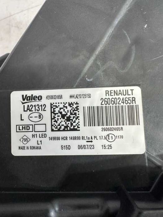 Far stanga DACIA DUSTER 2021-2024 cod piesa 260602465R(NOU/ORIGINE)