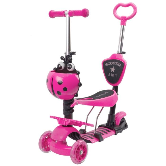 Trotineta 5 in 1. Roti luminoase. Diverse culori. Produse noi!