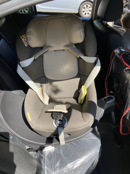 Scaun auto ISOFIX rearfacing i-Size GB Vaya, 45 -105 cm, Verde kaki