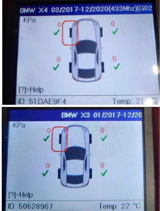 senzori presiune aer roti Bmw G20,G21,G30,G31,G11,G12,G01,G05,G06