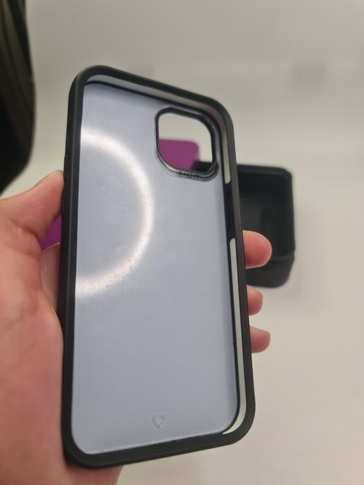 MOBILFOX Blue and Clear case