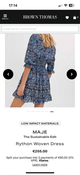 Рокля Maje, размер 34