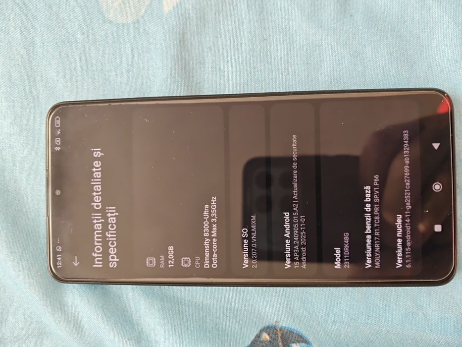 Poco X6 Pro 12GB Ram 512 GB stocare