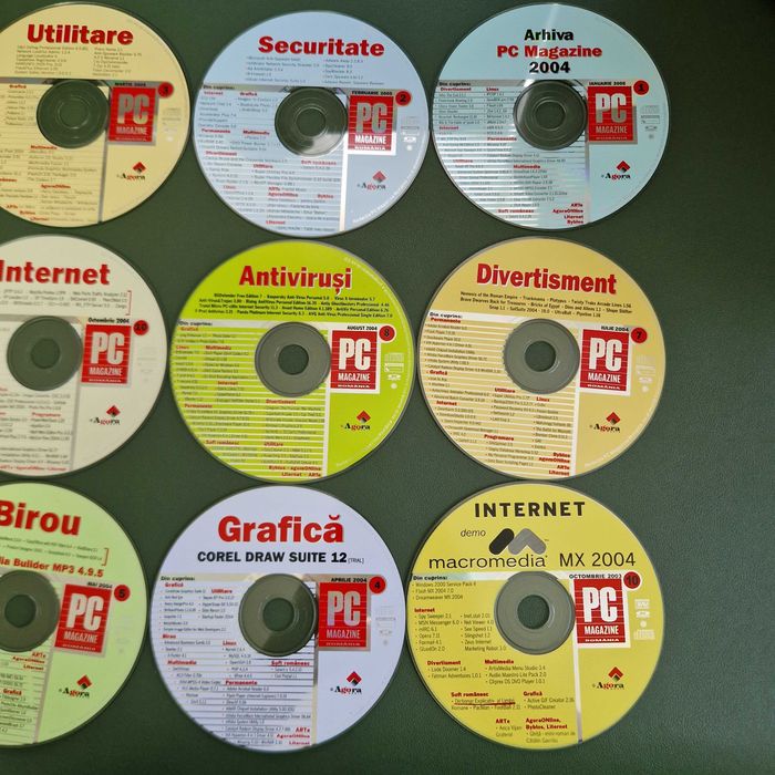 Lot CD-uri Retro Revistă – PC Magazine România