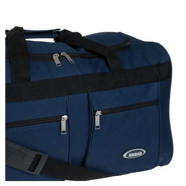 Сак за пътуване Mercado Trade, С джобове и презрамка, Син