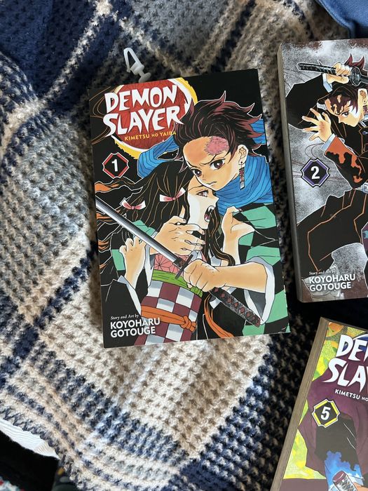 Manga demon slayer, volum 1-8