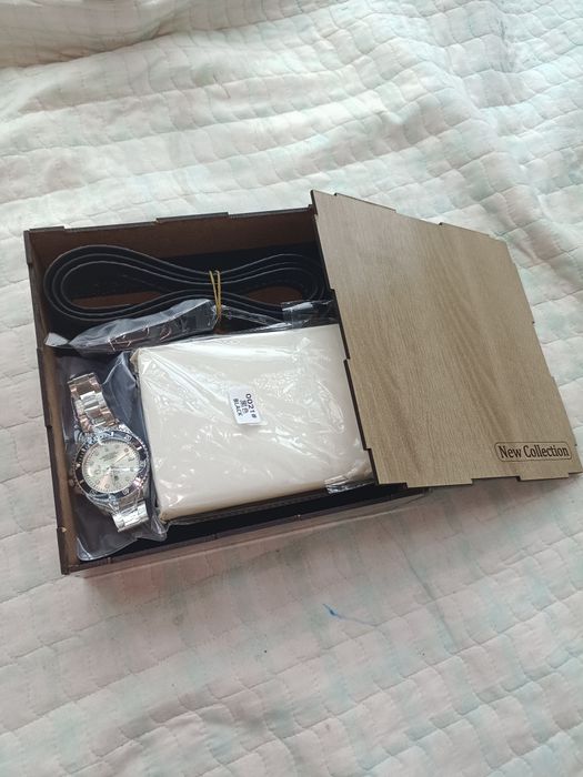 Мужской набор часы портмоне