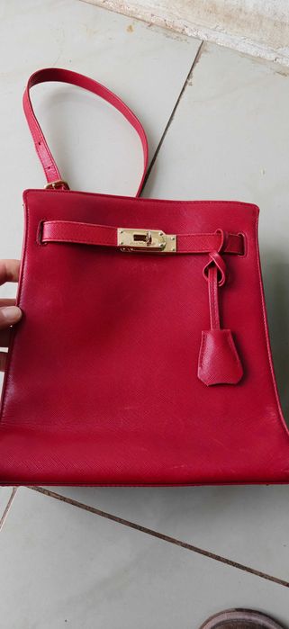 Естествена кожа чанта