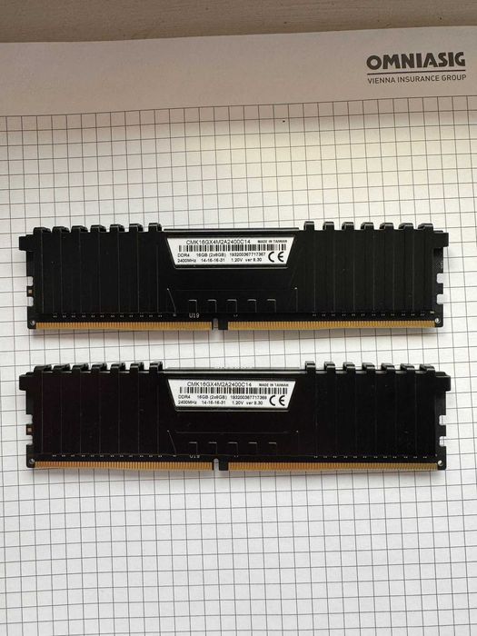 Kit memorii Corsair Vengeance LPX DDR4 2 x 8 gb 16gb 2400 mhz