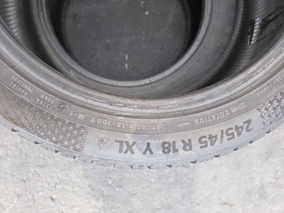1x 245 45 18 continental allseason