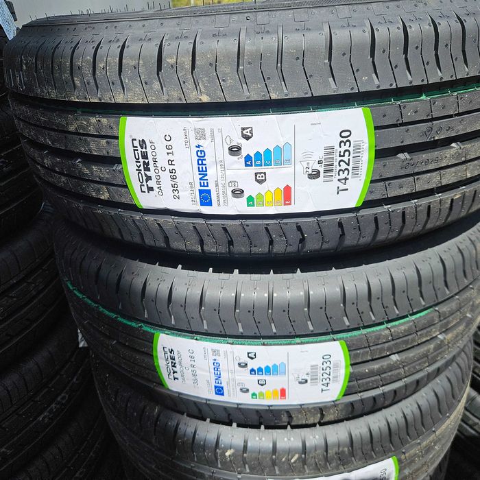 Нови летни бусови гуми 235/65R16C Nokian CargoProof C 121/119R made in Finland