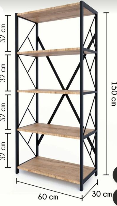 Лофт стеллаж самие низкие цена