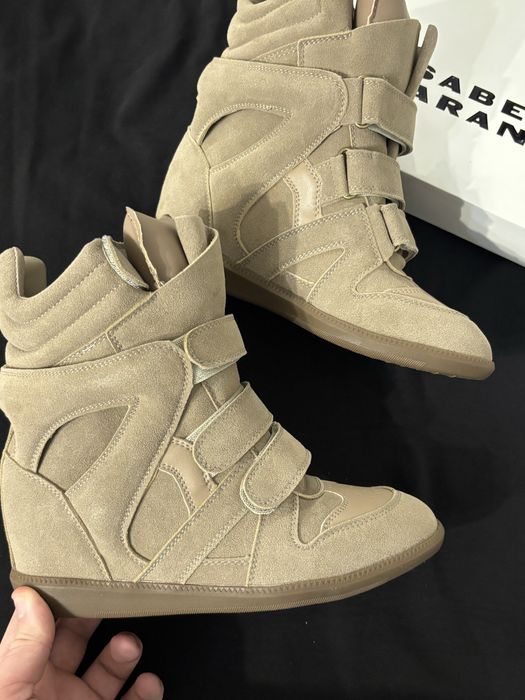 Sneakers adidasi Isabel Marant Bekett crem bej khakimarime 37 38 39