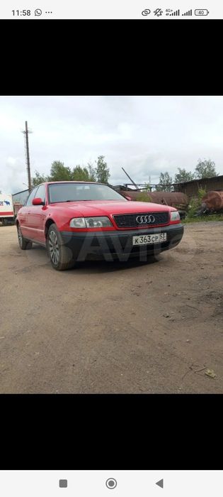 Передний бампер audi А8 d2 стеклопластик