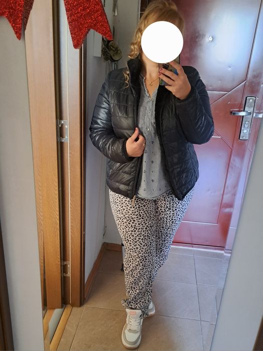 Geaca puffer cu doua fete, blana si matlasata