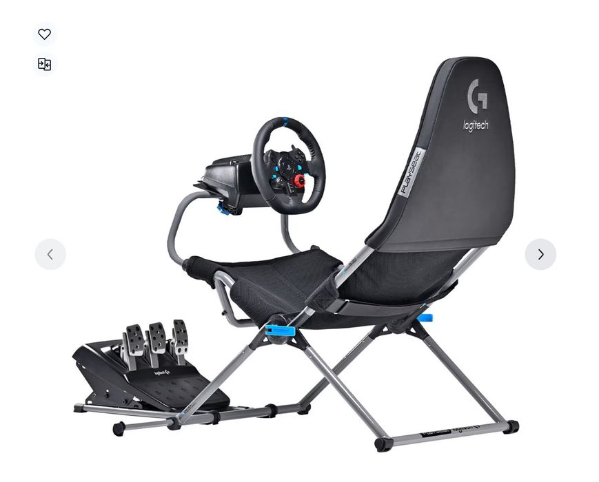 Volan Gaming Logitech G923 SE + Scaun Playseat challenge X
