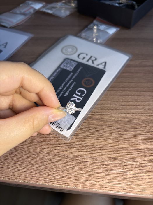 Серебро 925 пробы с муассанитом