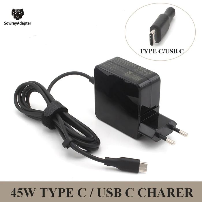 Адаптер (БЛОК) питания Lenovo Standard 65W/90w AC Adapter (USB Type-C)