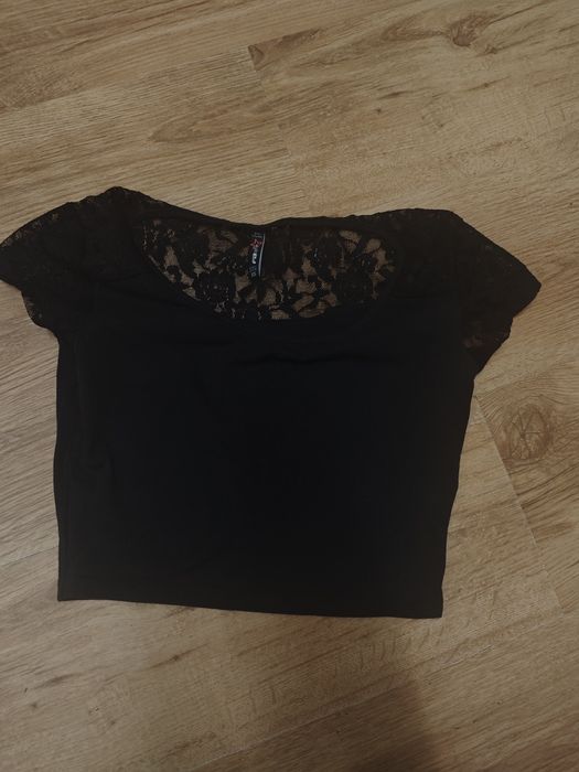 Блуза с дълъг ръкав и гол гръб , потник блестящ , croptop с къс ръкав