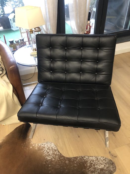 Set BARCELONA,piele+chrome,design  KNOLL :