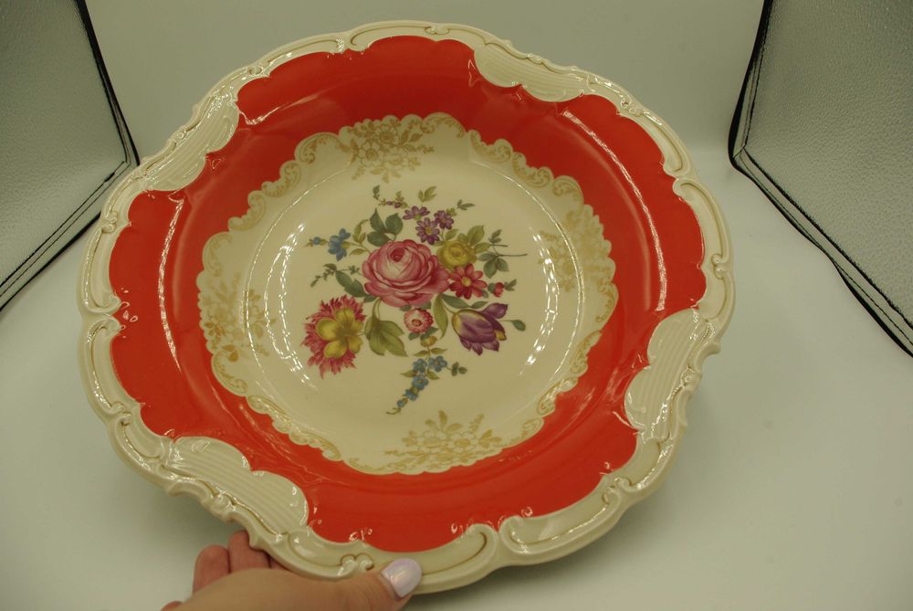 Fructiera, tava portelan, Waldershof Bavaria anii 1950, Johan Haviland