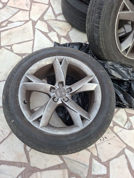 Roți cu jante aliaj,originale,pe 19'Audi Q5,Q3,A6,A5,anvelope 235/55,R