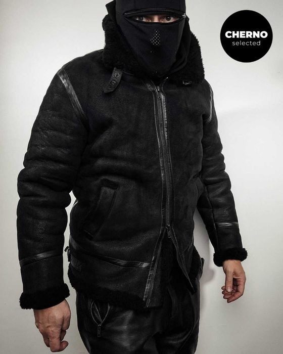 Мъжко бомбър яке от естествена агнешка кожа LEVI'S MADE & CRAFTED M•L