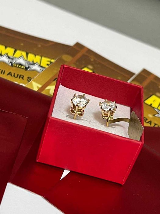 Cercei aur cu pietre 2.17gr 14k (cdc) StarAmanet