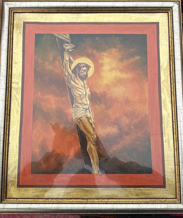 Tablou - Răstignirea ( pictor Panait Laurentiu) 2004