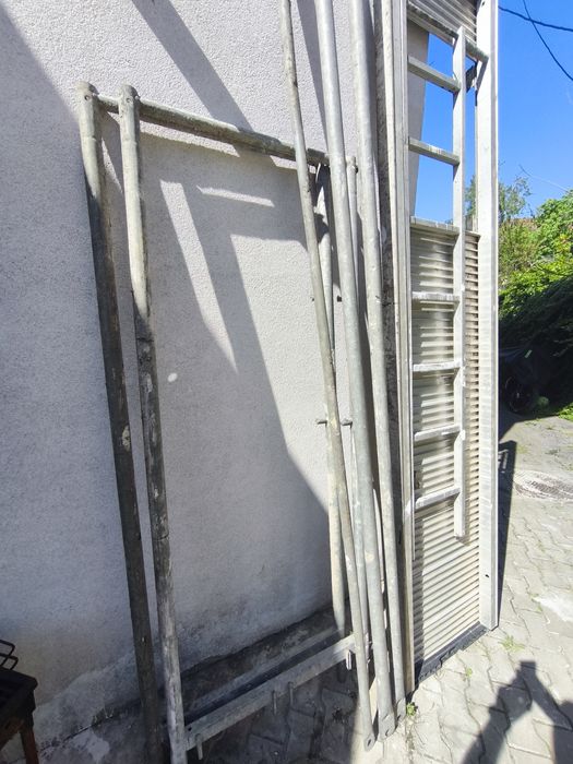 Podină schelă aluminiu 4m + diagonale – profesională