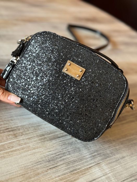 Дамска блестяща чанта с брокат