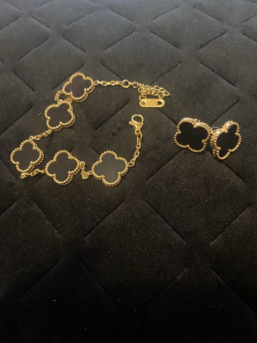 Колие гривна обеци Van cleef