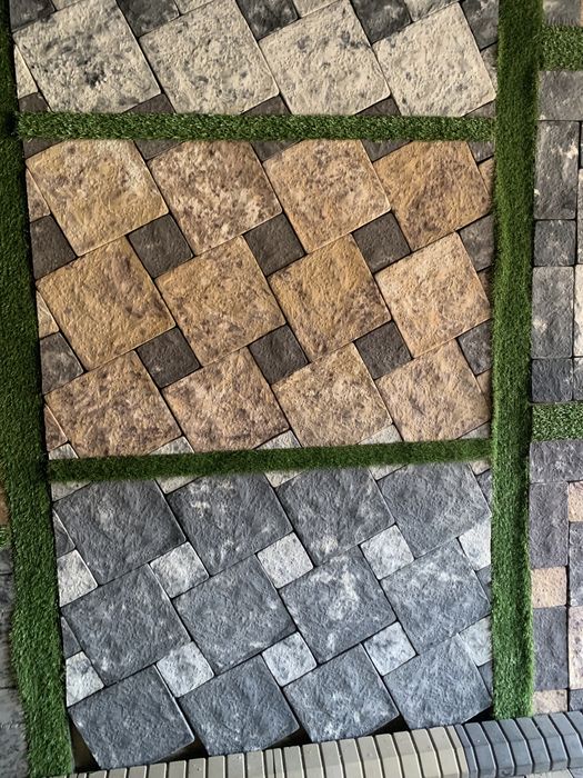 Брусчатка, тротуарная плитка, бордюры