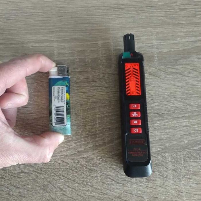 Детектор за утечка на газ | Газ анализатор, звукова и екранна аларма