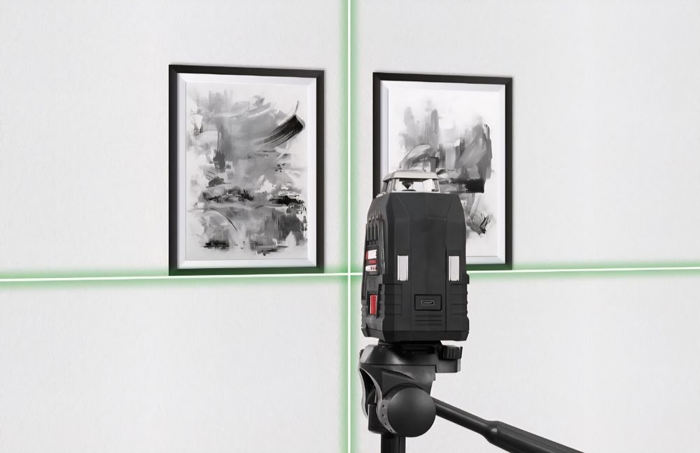 Nivela laser cu linii în cruce PARKSIDE