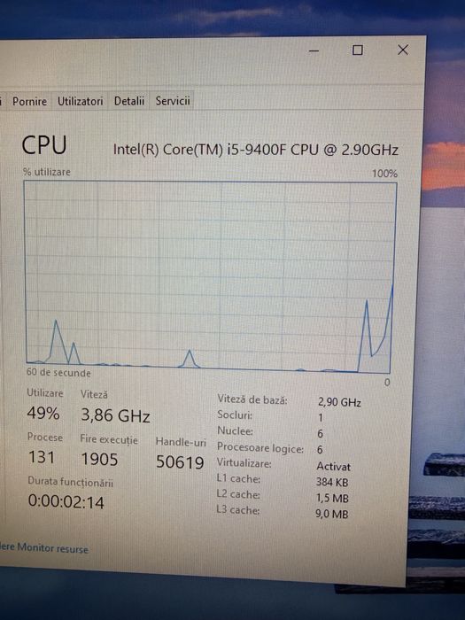 Vand pc i5 9400f