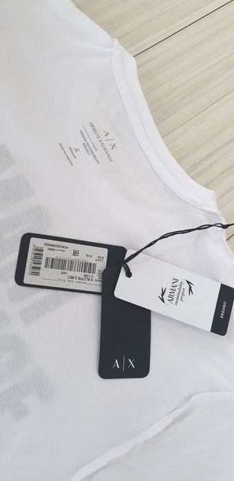 Armani Exchange A/X Organic Cotton /  XL НОВО! ОРИГИНАЛ! Мъжка Тениска