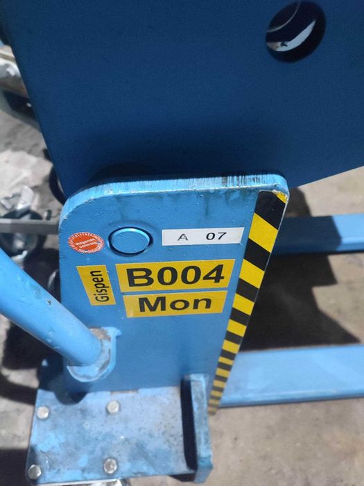 Палетна количка 90 °,Хидравлична работна маса BN 1000 kg.